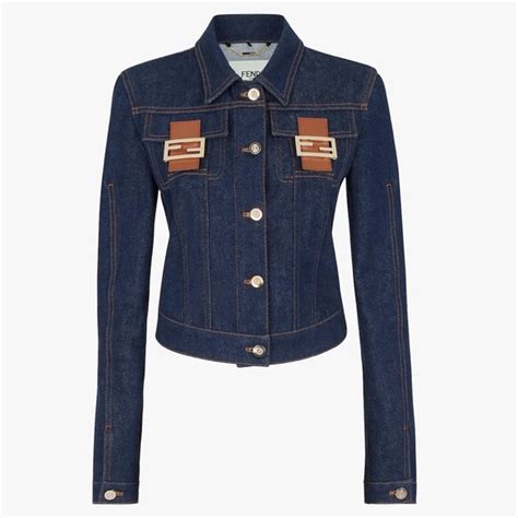 fendi jacke|Fendi denim jacket.